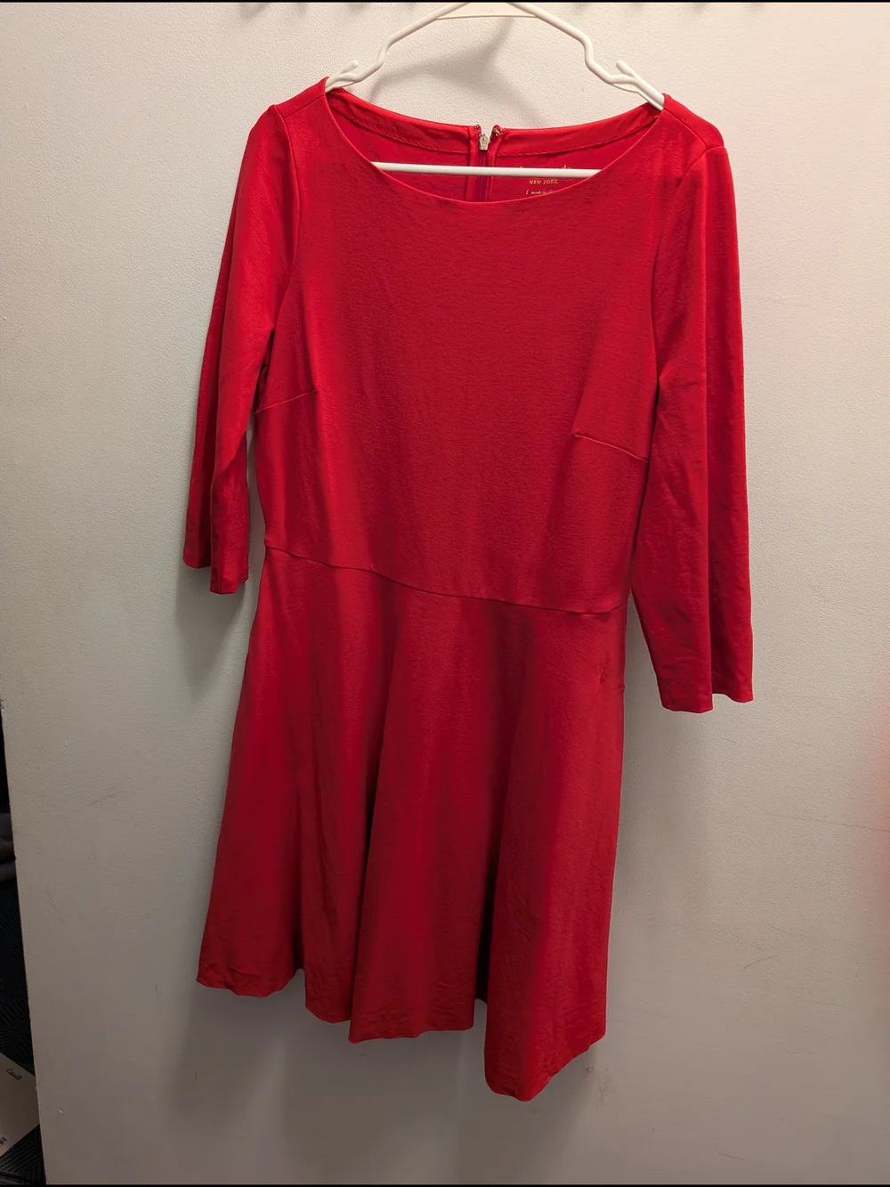 Kate Spade Women’s Red Fit-and-Flare Skater Dress - Picture 7 of 9